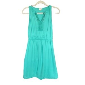 Pixley Stitch Fix Bogota Dress Green Embroidered XS
